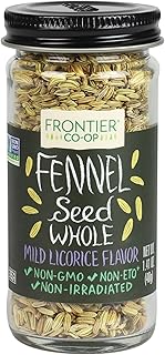 Frontier Culinary Spices Whole Fennel Seed, 1.41-Ounce Bottle