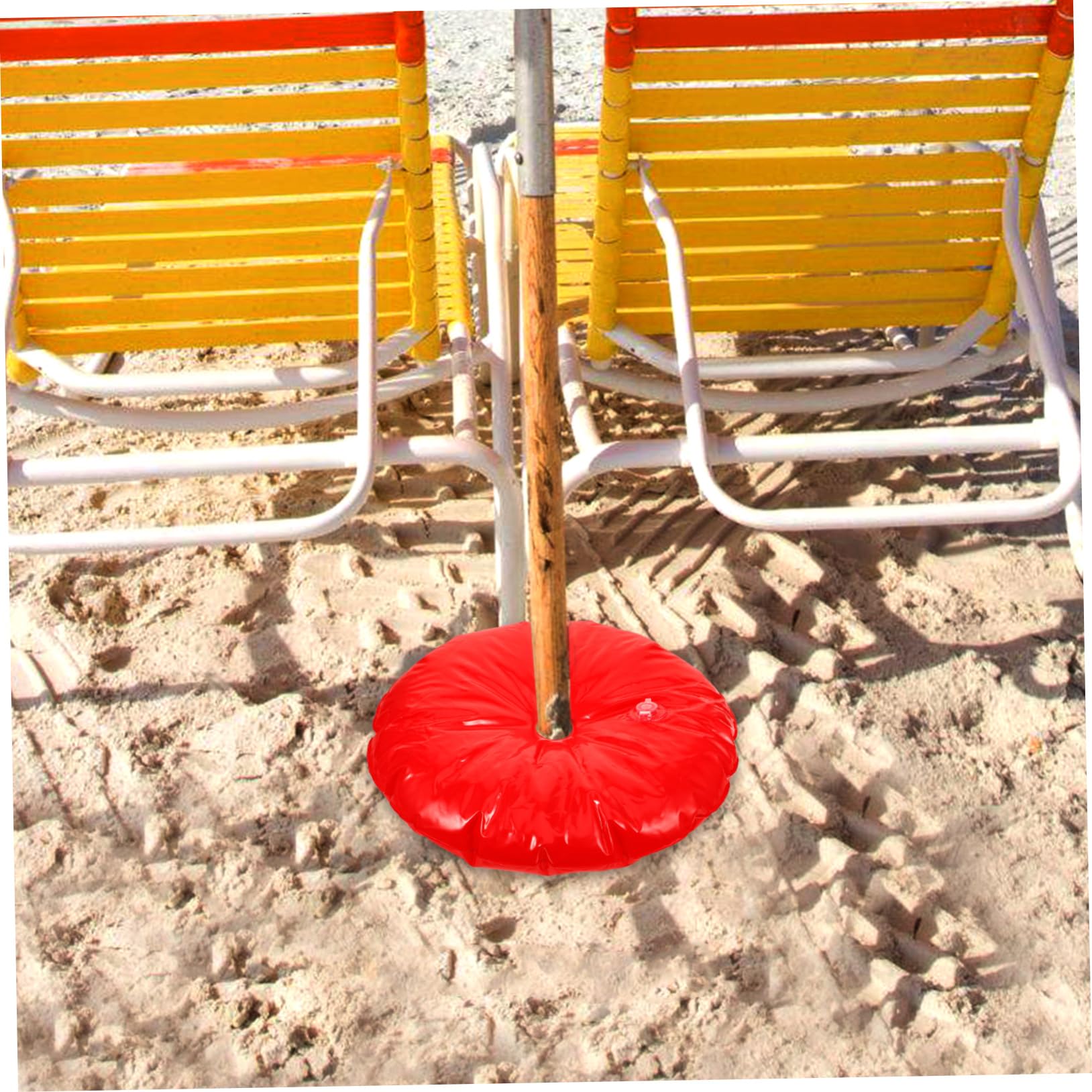 INOOMP 4pcs Weight Base Base Umbrella Base Bag Weight Bag Sun Umbrella Windproof Bag Umbrella Flag Base Umbrella Base Accessory Rotary Washing Line Base