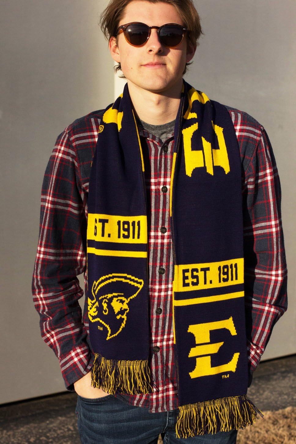 Tradition Scarves ETSU Scarf - East Tennessee State Bucs Knitted Classic