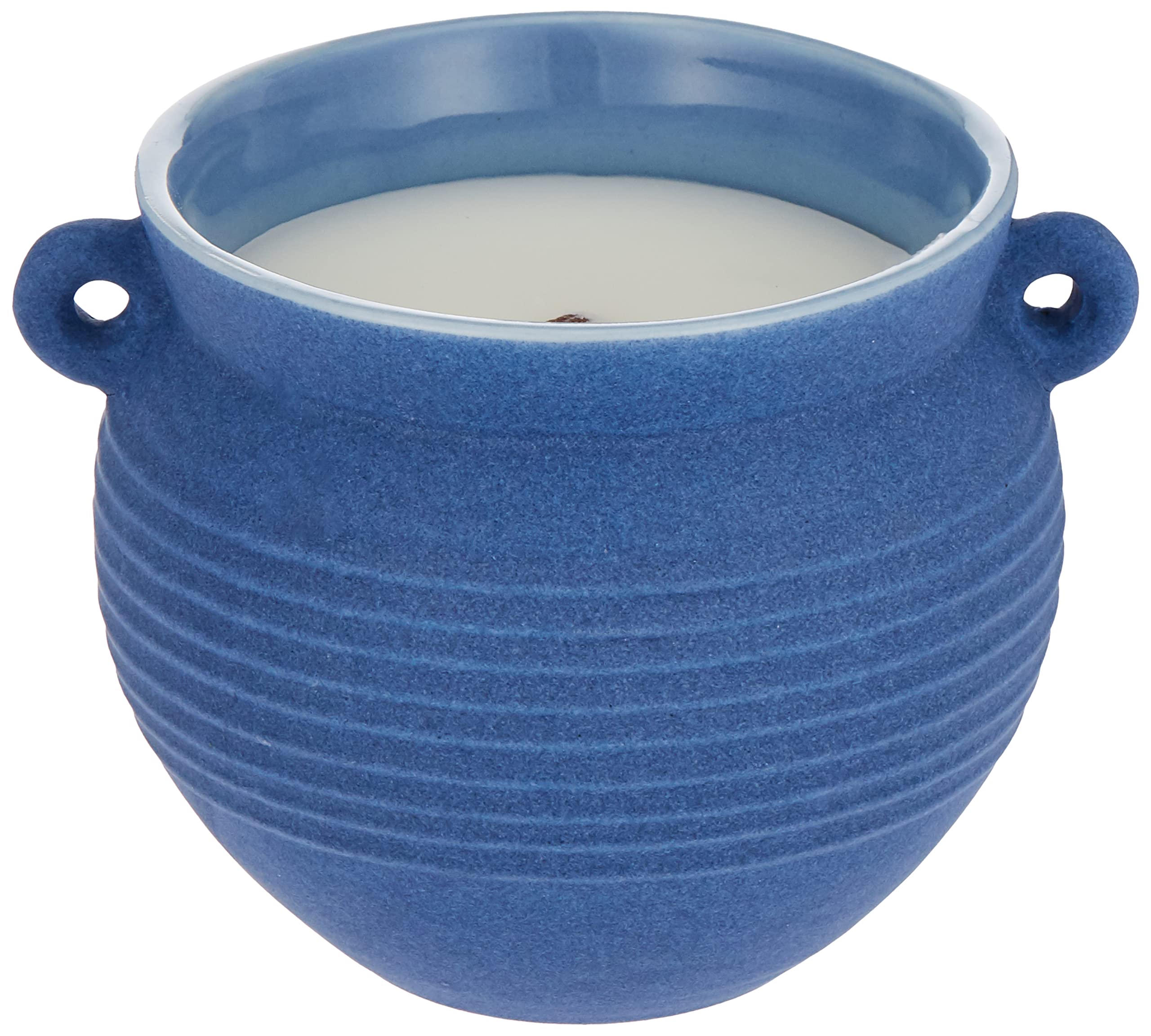 Paddywax Santorini Salted Blue Agave Scented Ceramic Jar Candle 8.5 oz