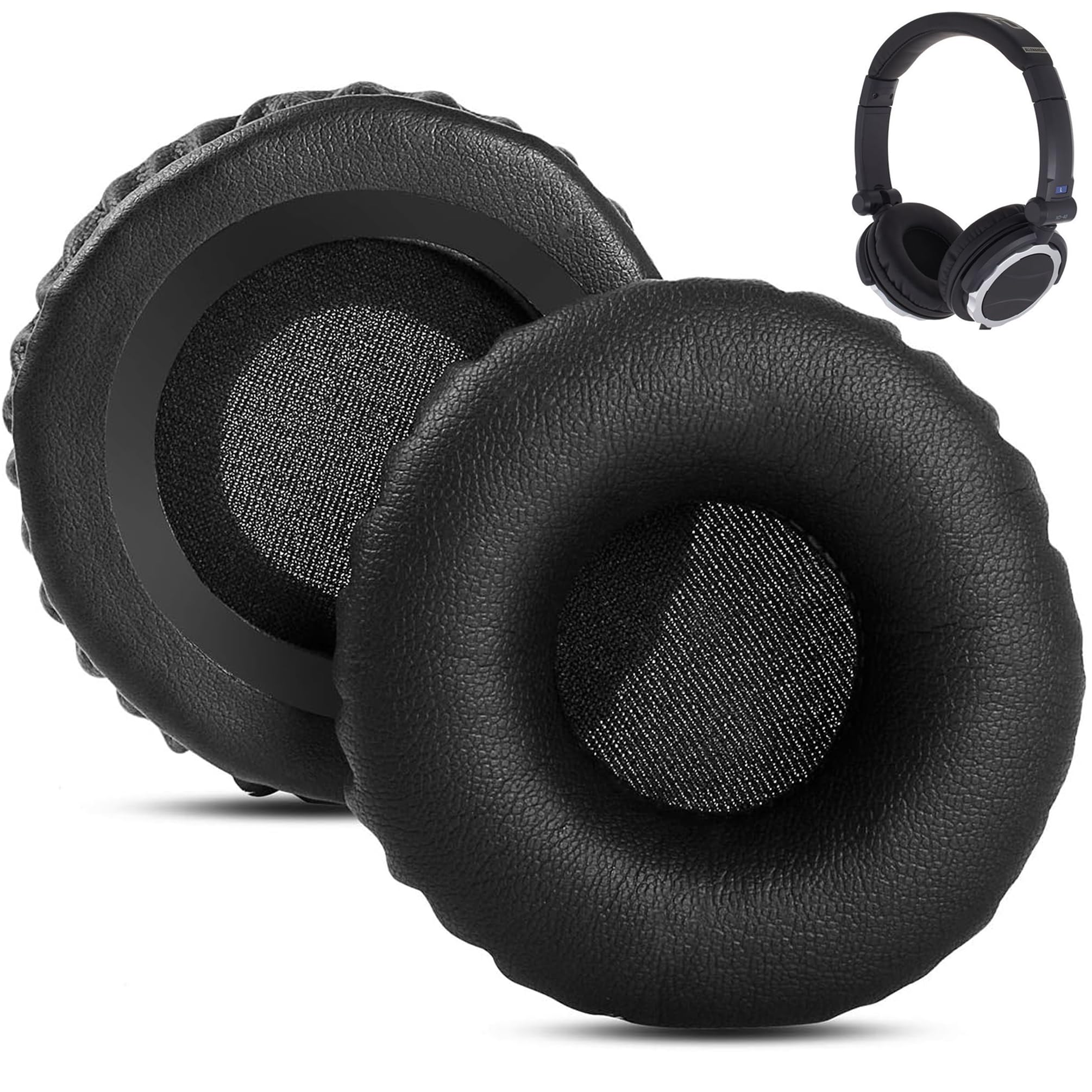 Xone XD-40 Headphone Premium Protein Leather Replacement Earpads Compatible with Allen & Heath Xone XD-40 Headphone Earpads Cushion