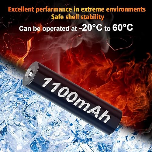 Miniatura 6 de Tenberly Paquete de 8 pilas recargables AA AAA con 4 paquetes de baterías recargables AA de 3000 mAh y 4 paquetes de baterías recargables AAA de