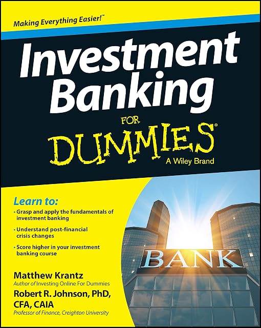 Portada de Investment Banking For Dummies