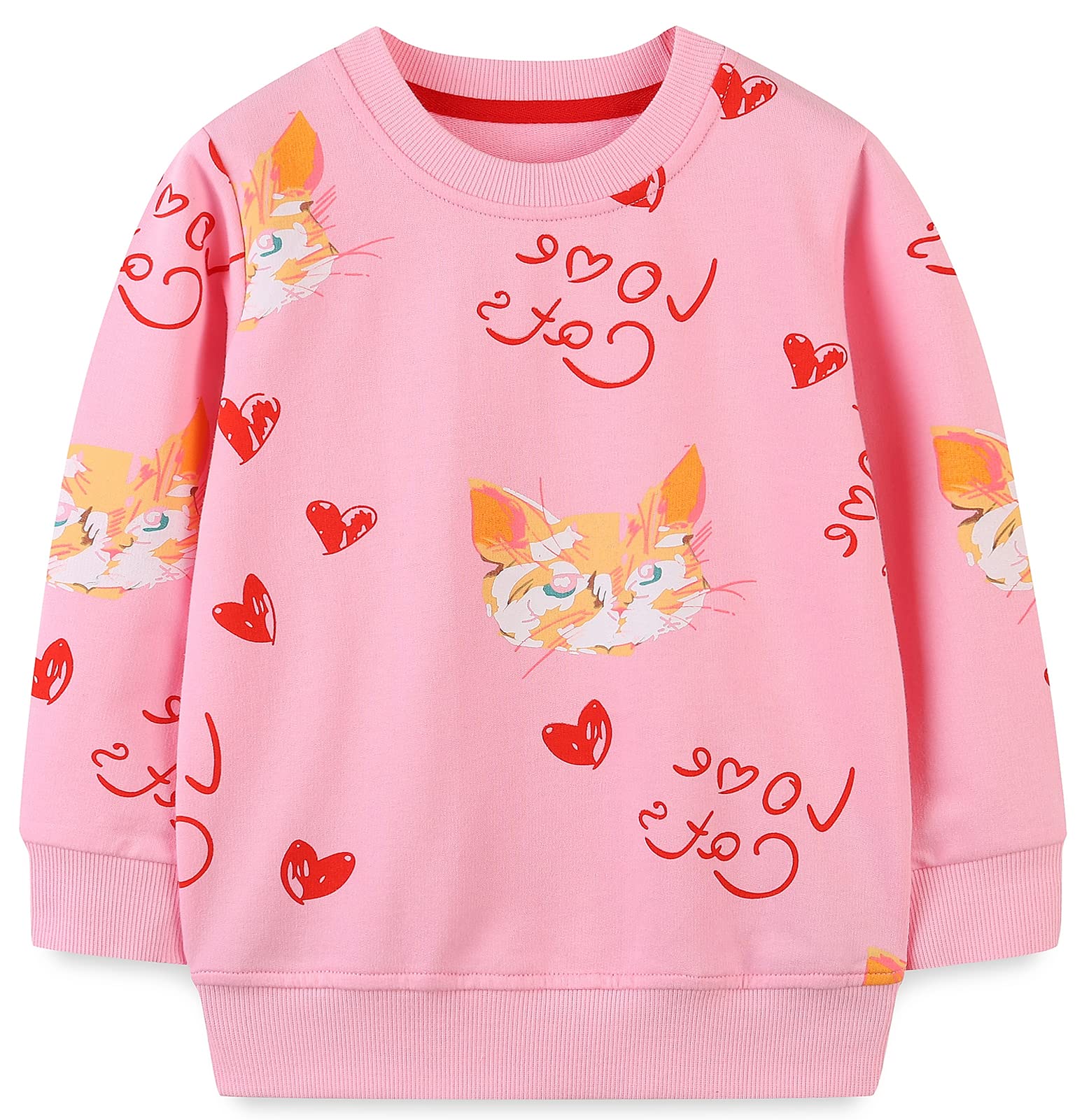 Girls Sweatshirt for Kids Cotton Top Casual Jumper Girl T Shirt Toddler Clothes Long Sleeve Pullover Age 1-12 Years — view 20