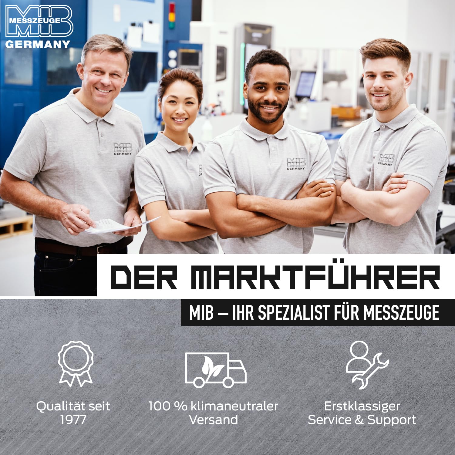 MIB - Micrómetro digital DIN 863, ABS, medidas precisas de 0-25 mm, micrómetro digital, herramientas electrónicas de medición y planificación, medidor de diámetro, superficies de medición HM, incluye