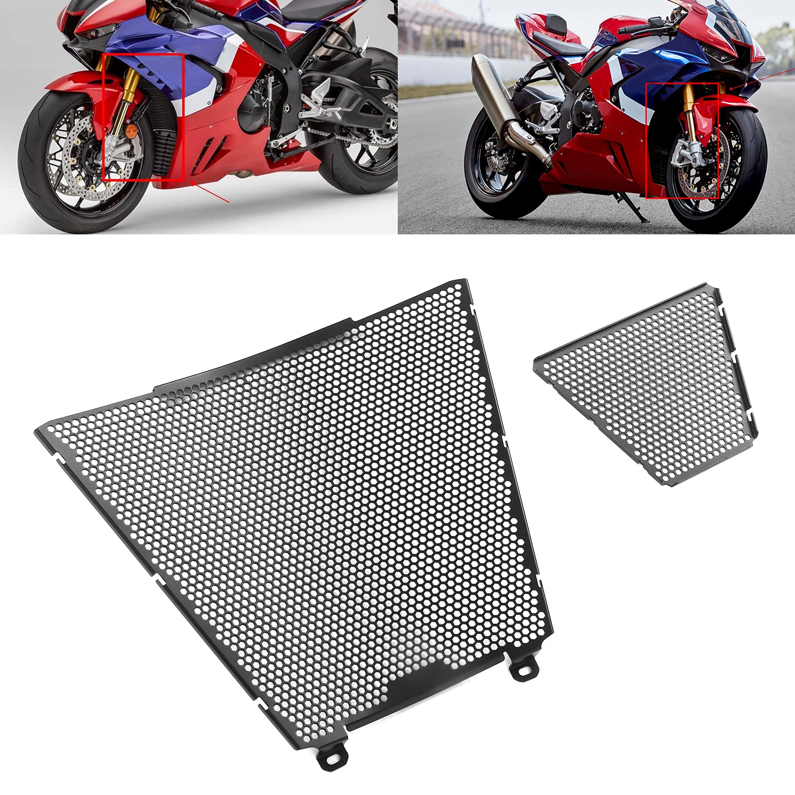 CBR1000RR ラジエーターグリルガードカバー新品 Amazon | グリルラジエーターカバー、CBR1000RR-R SP2020-2021の