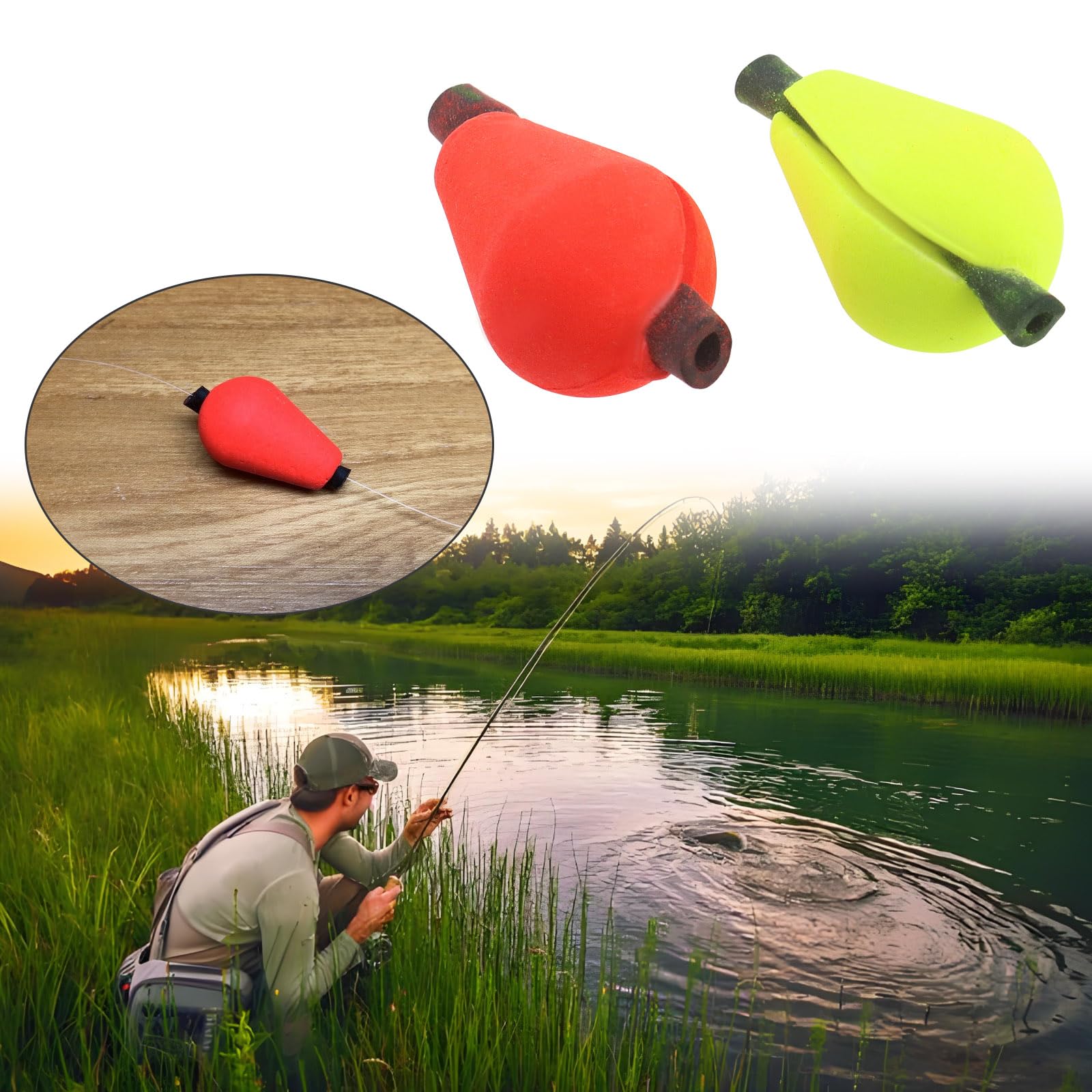 bouchon fluorescent peche