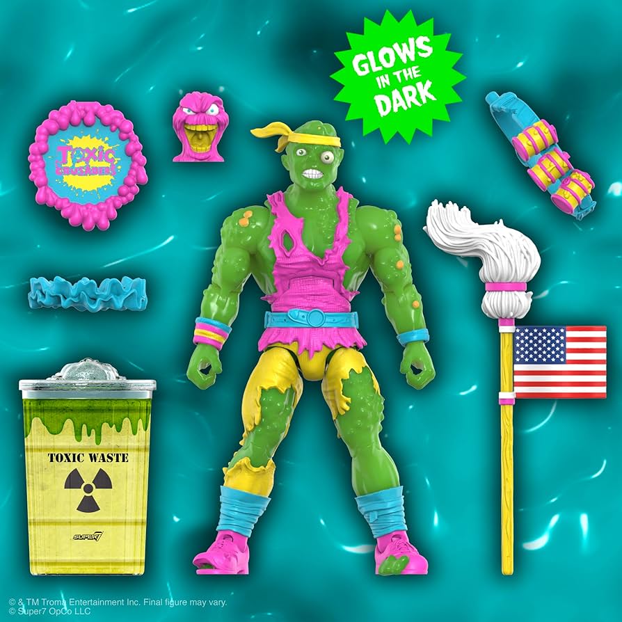 Amazon.com: Super7 ULTIMATES! Toxic Crusaders Toxie (Slime Glow Amazon.com: Super7 ULTIMATES! Toxic Crusaders Toxie (Slime Glow