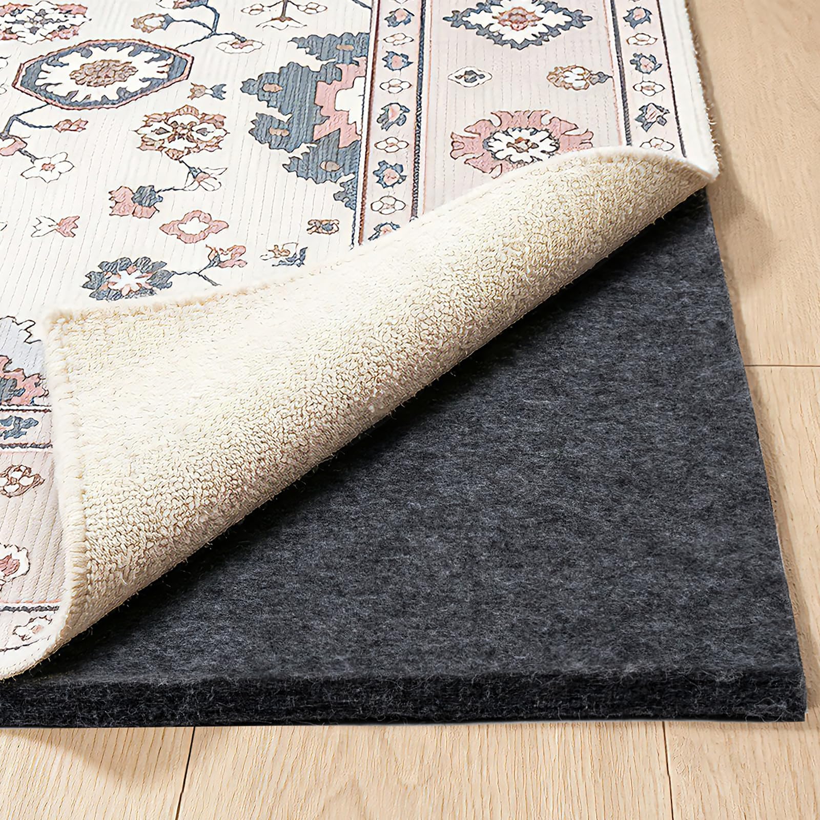Photo 1 of AEHISDHIE Felt Rug Pad - 1/2" Thick, 5'x7', Grey