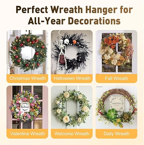 Miniatura 8 de Ganchos de succión mejorados para ducha interior, soporte de corona de ventosa reutilizable resistente para puerta delantera, pared de baño, cocina,