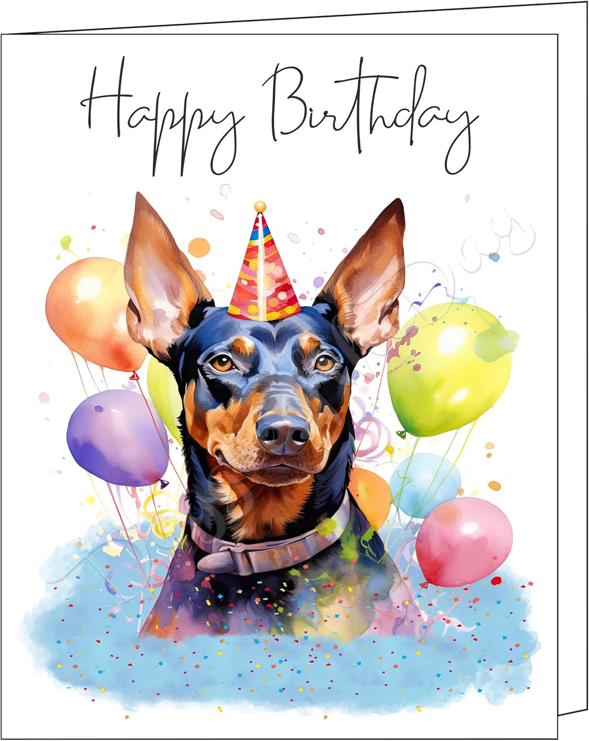 Doggie of the Day Happy Birthday Greeting Cards Chow Chow - Cute Note Cards for Dog Lovers - Blank Inside Envelope Included, GCHB00094 50 Note Cards