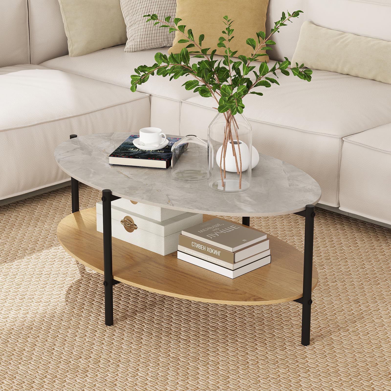 Maison Céphy Verlengbare Eettafel 6 Plaatsen Van Keramiek En Metaal Wit Marmereffect En Goud Porelima Van Pascal Morabito L 180 Cm X H 76 Cm X D 90 Cm