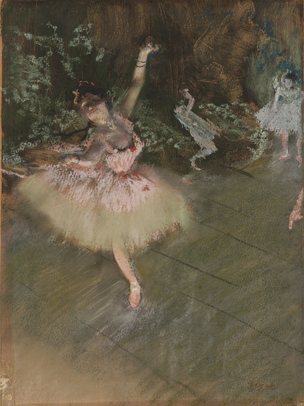 Tableau Edgar Degas The Star moyen format avec papier semi-gloss pour affiche art impressionniste