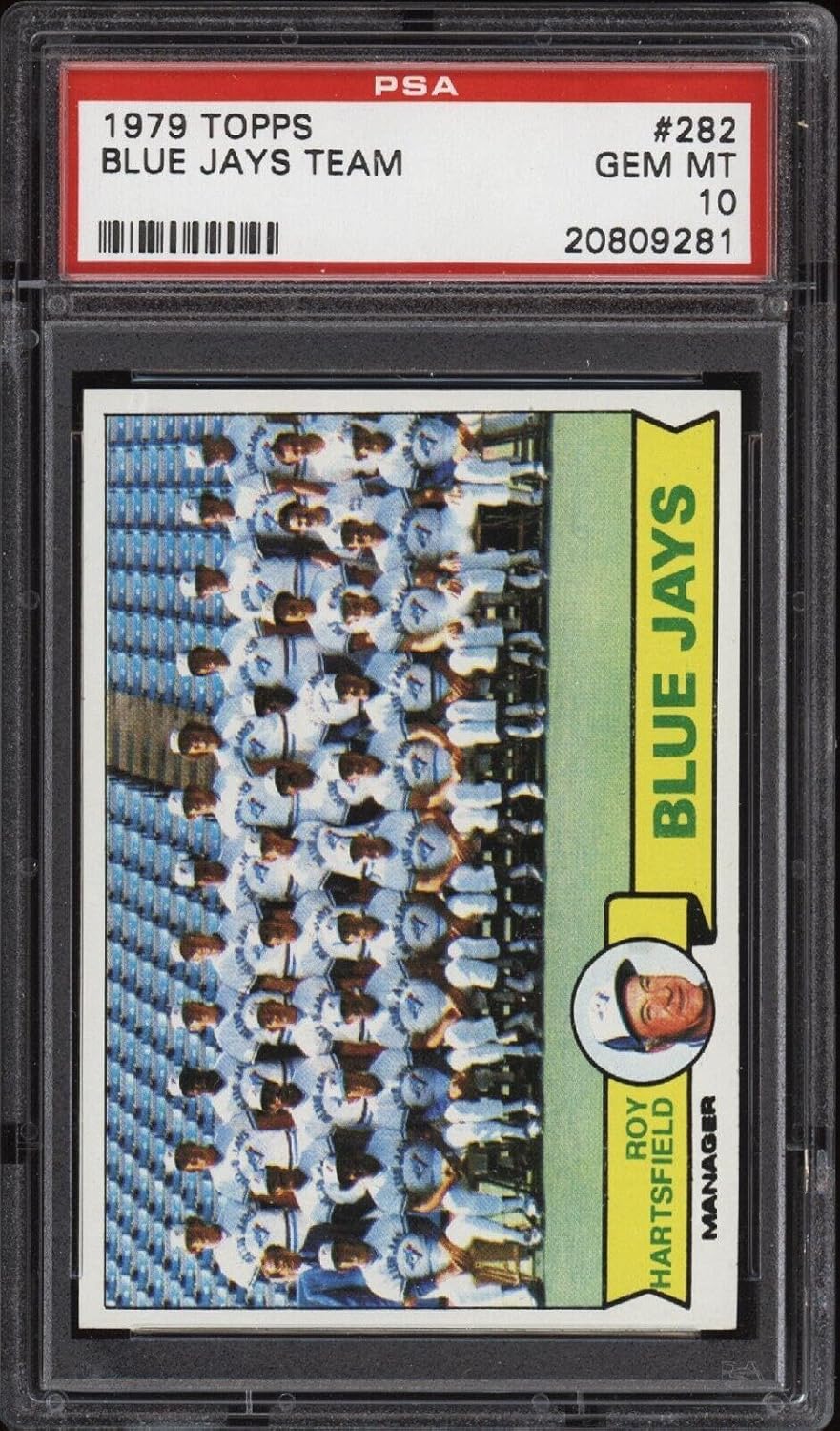 1979 Topps #282 Jays Team - PSA 10-20809281 - Pop 8 - Baseball Card - Slabbed Baseball Cards
