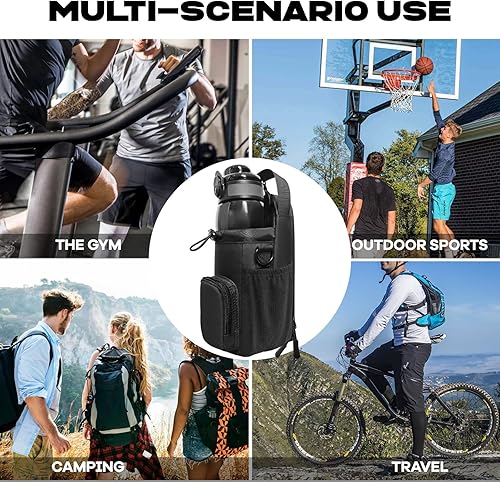 Miniatura 6 de Bolsa magnética de gimnasio para hombres, soporte magnético para botella de agua, bolsa de gimnasio pequeña para hombres, regalos de gimnasio,