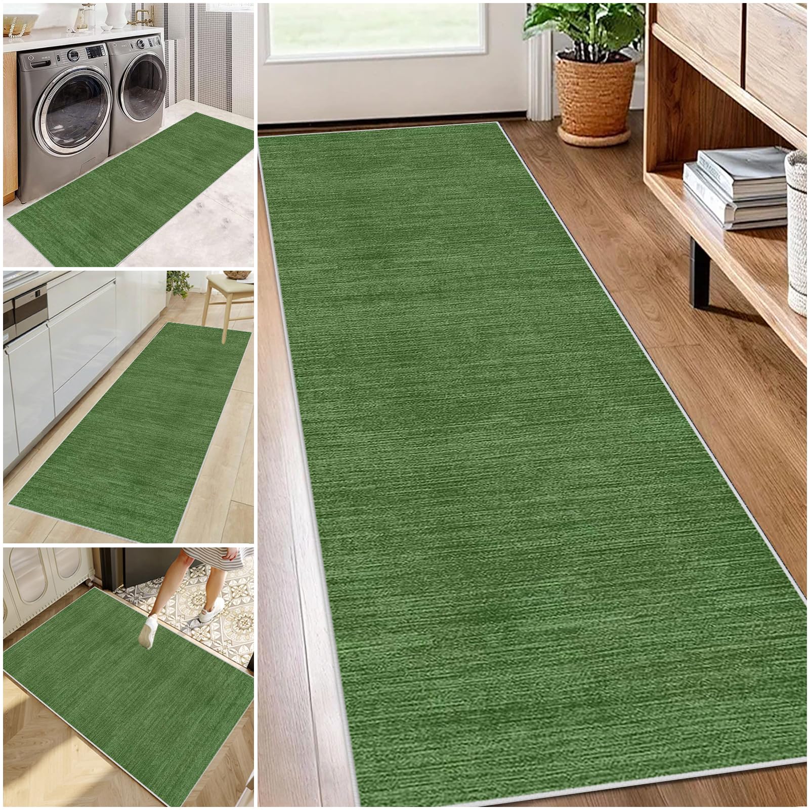 Lzrexnvofxg Color-092 Hallway Runner Rug 60 X 500 Cm Non Slip Long Carpet Runner For Kitchen Area Runner Rugs Washable Kitchen Runner Mat Narrow Rugs Low Pile Rugs Runner For Hallway, Entryway, Bedroom, Laundry Room