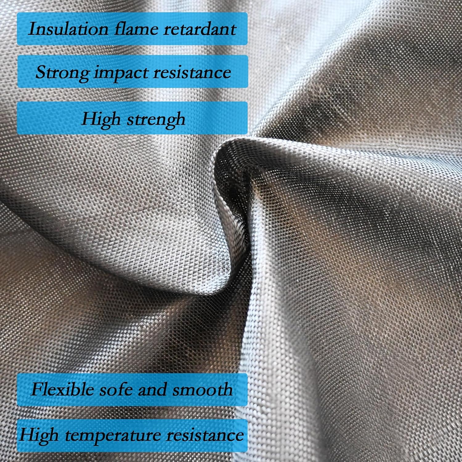 Fiberglass Cloth, 40 inch*16.5 feet Fiber Glasses Cloth Usually Used for Boat RC Plane Auto Surfboard Tub Pool Repair, Black