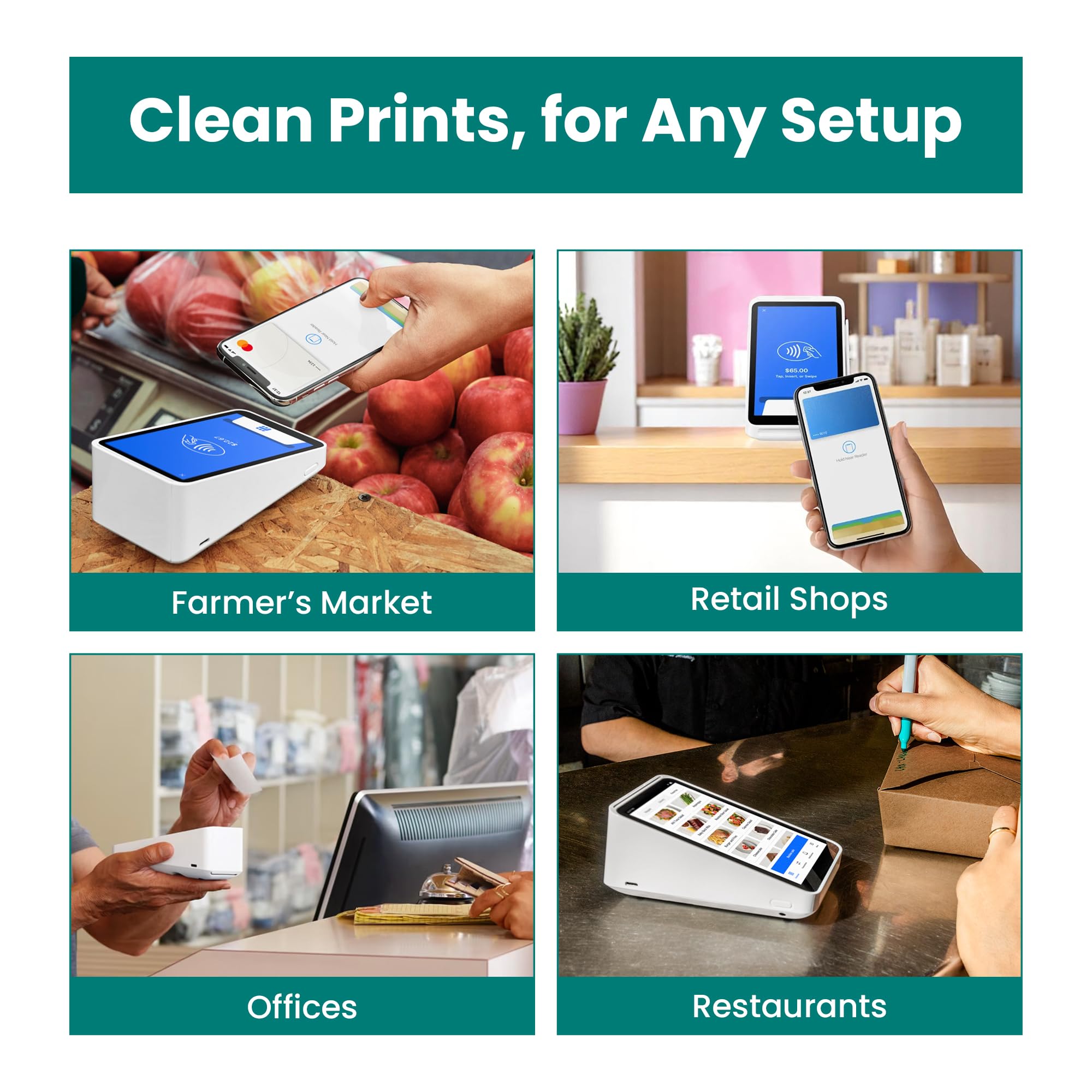 Amazon.co.jp: ReceiptPaperPro 2 1/4インチ x 60フィート