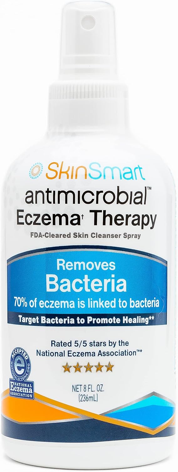 SkinSmart Antimicrobial Eczema Therapy with Hypochlorous Acid, Removes Bacteria so