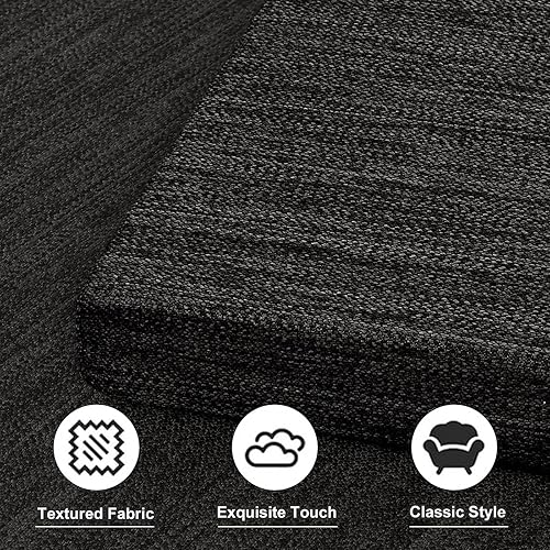 Miniatura 6 de baibu Cojines rectangulares para taburetes de bar, antideslizantes para sillas de comedor, cojines para taburete de banco de cocina con funda