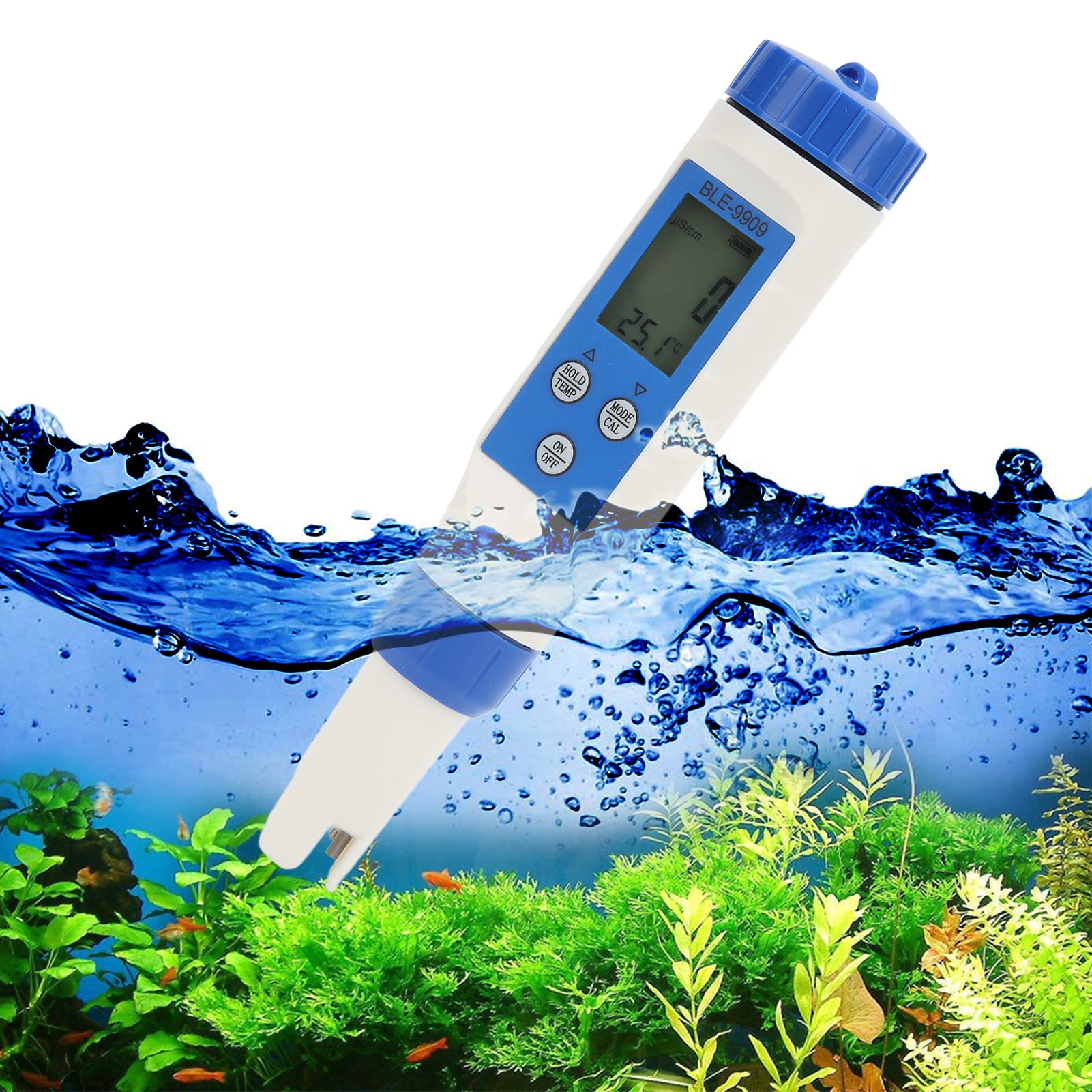 Tester jakości wody Bluetooth Pen Typ PH TDS EC Temperatura solenia 5 w 1 metr monitor