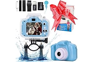 TBFWiCO Kids Camera Waterproof Sports Camera Underwater Sports HD Kids Digital Camera...