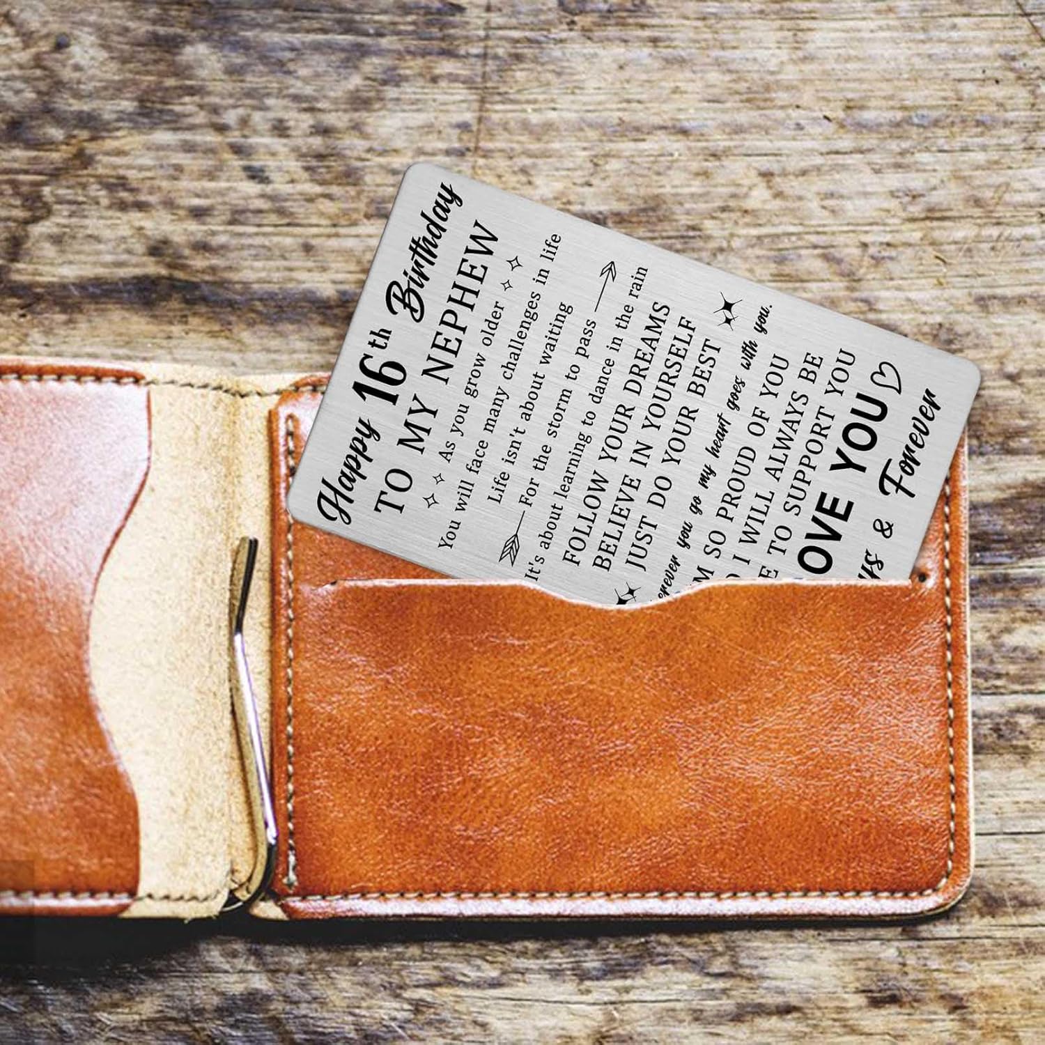 HYHYDHP Nephew 16th Birthday Card -16th Birthday Gifts for Nephew, Happy 16 Year Old Bday Cards - Image 4