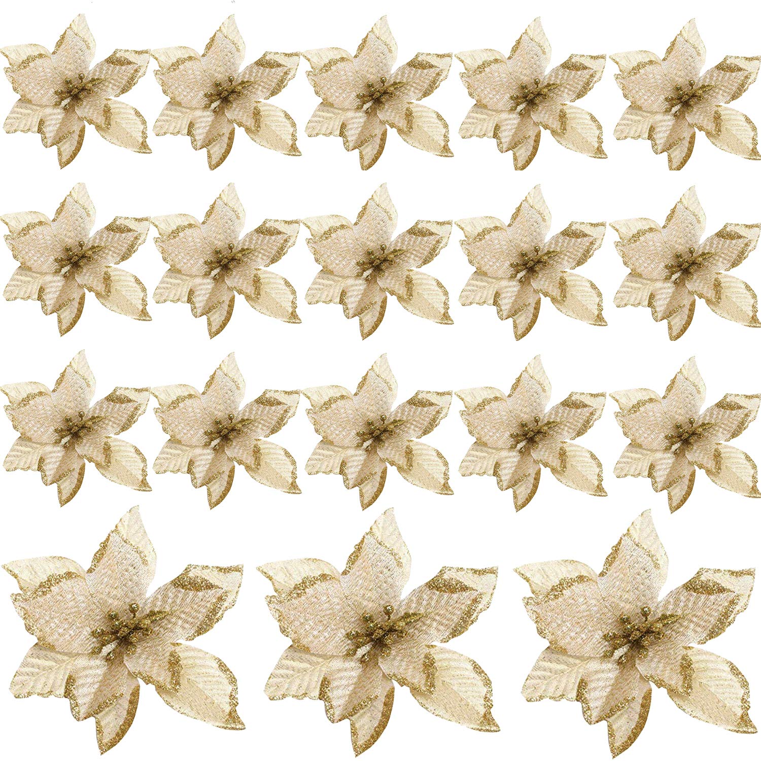 Amazon.co.jp: Worldoor 24ピース 6インチ クリスマスグリッター