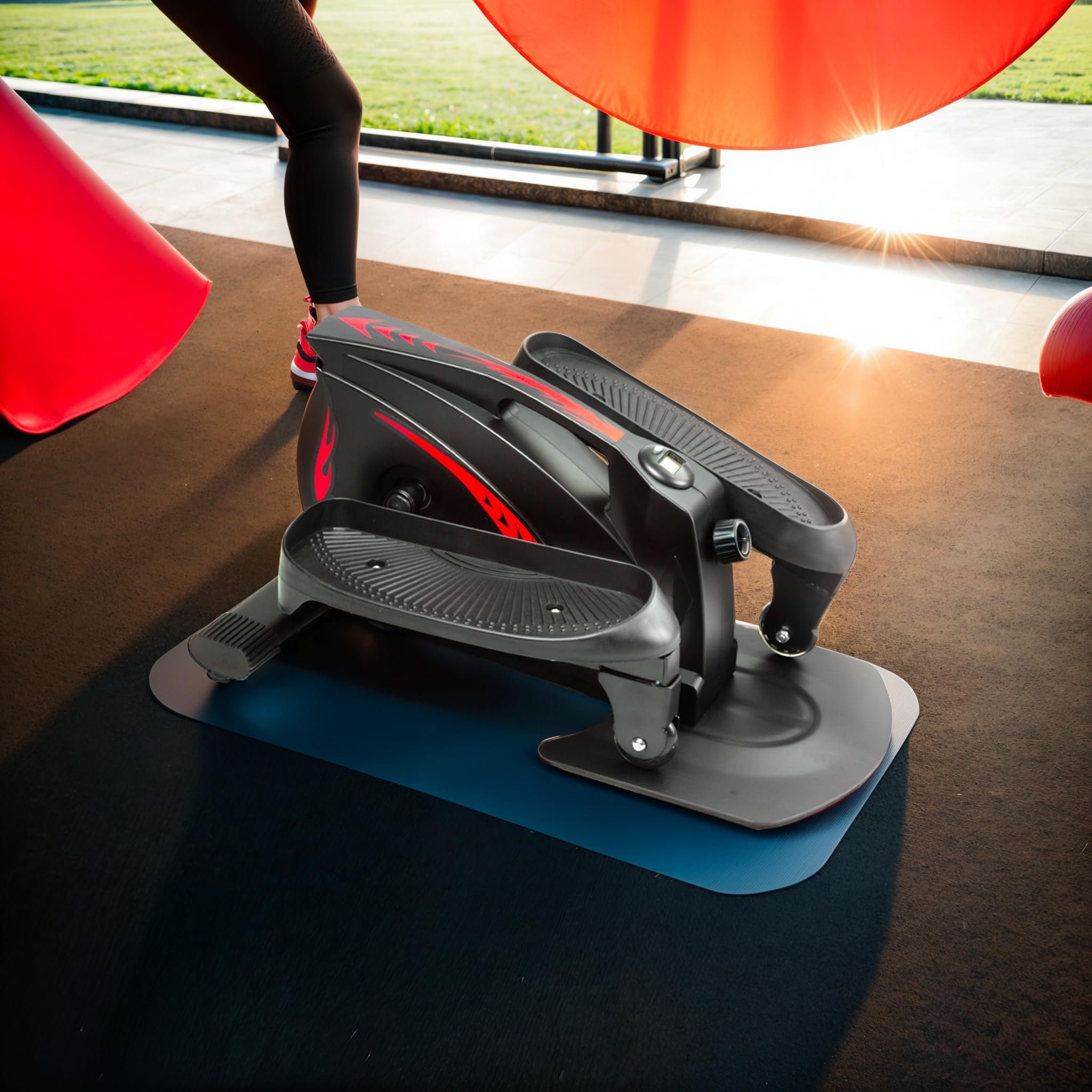 GLOBAL RELAX® | Steppers | Pedalatore Portatile | Piattaforme per Il Fitness I Tapis roulant I Fitness Stair Climber I Bicicletta Eliptica | Cyclette | Indoor | Allenamento Domestico