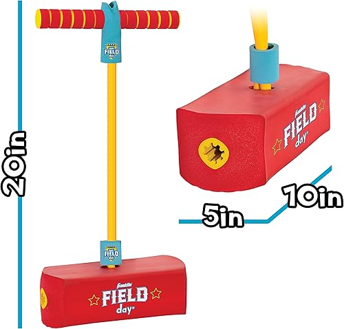 Miniatura 3 de Franklin Field Day Pogo Stick - Palo de espuma para niños + juguete de tolva para niños a partir de 3 años, perfecto para interiores y exteriores,
