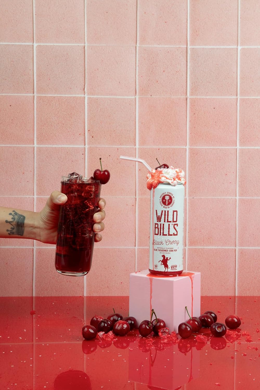 Wild Bill's 4 Flavor Craft Soda Soft Drinks Variety Pack, Root Beer, Black Cherry, Orange + Vanilla Sodas, Pure Cane Sugar, Caffeine Free, NO High Fructose Corn Syrup, Gluten Free Vegan, 12 Oz 12 Pack