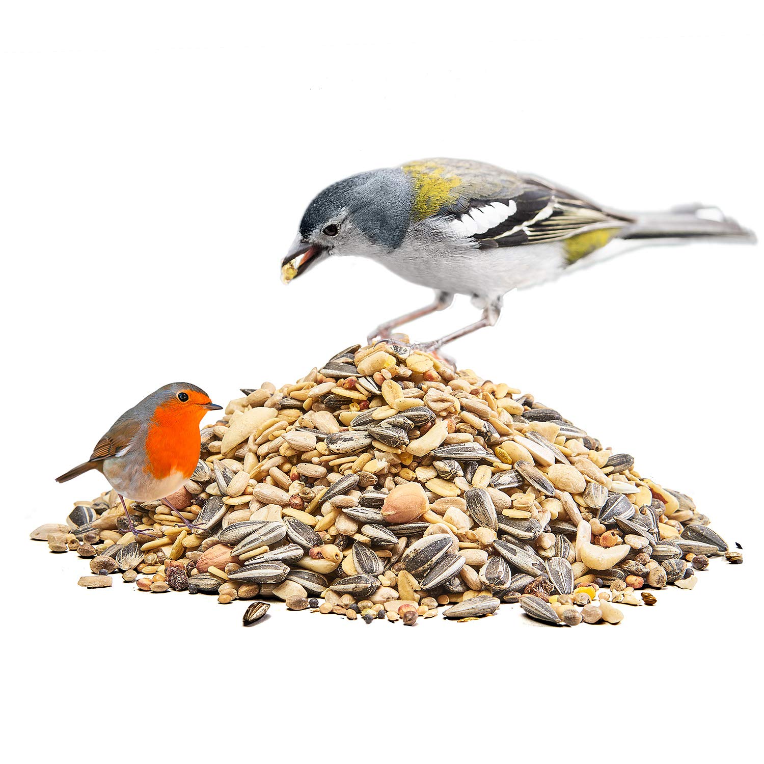 Paul's Mühle Wildvogelfutter, Ganzjahresfutter für Wildvögel, 4-Jahreszeiten, 25 kg
