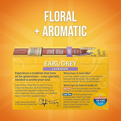 Vista 61 de Twinings, Pure Green Tea - Té verde con sabor suave y aroma atractivo con cafeína, disfruta caliente o helado, bolsas de té individuales