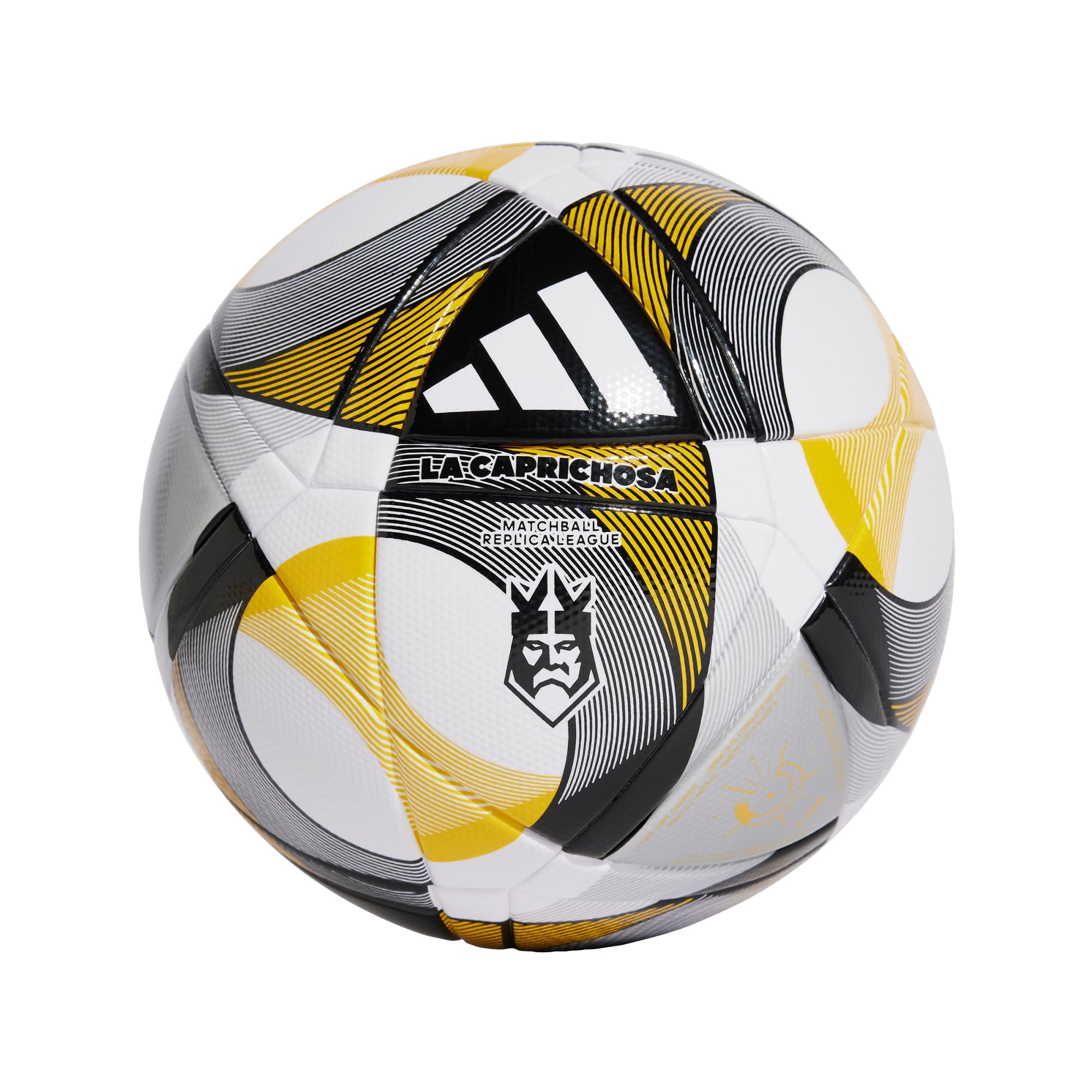 adidas Kings League La Caprichosa - Pelota de goma natural, color blanco