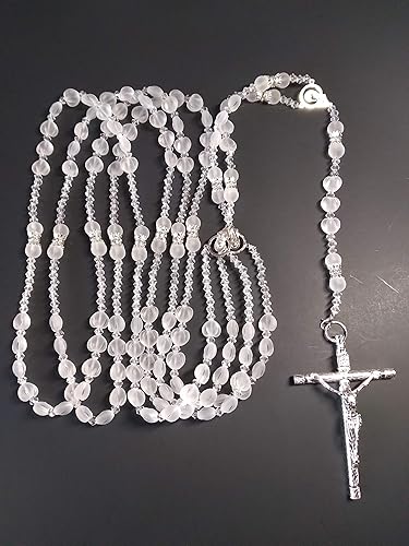 Miniatura 4 de Aeiniweraabbcc SPPRANDOM J.G Wedding Lasso Lazo de Boda Para Matrimonio Lazo de cristal en forma de corazón y cristal Lazo catolico con imagenes