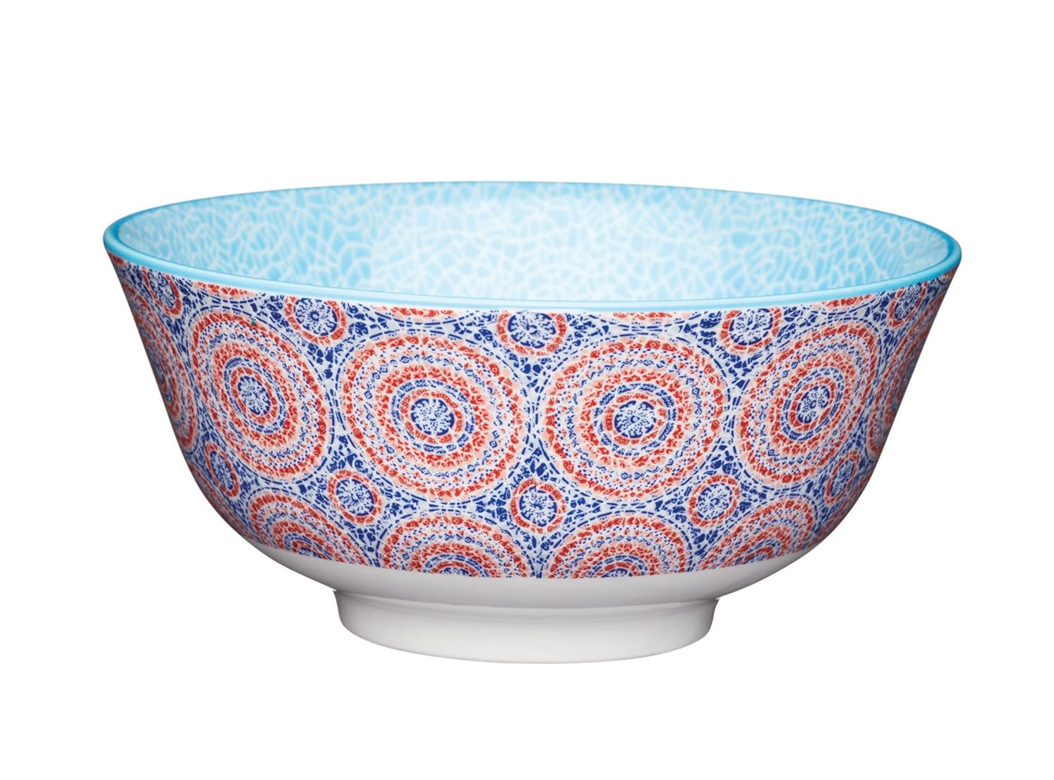 KitchenCraft Glazed Stoneware Bowls for thinKitchen, Crackle Effect