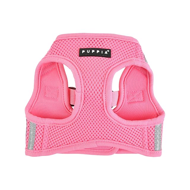 Foto 2 de 4 de Puppia Arnés para perros Soft Vest Harness Pro, rosa, XL