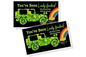 St. Patrick's Day Duck Duck Jeep You've Been Ducked Card 50 Pack