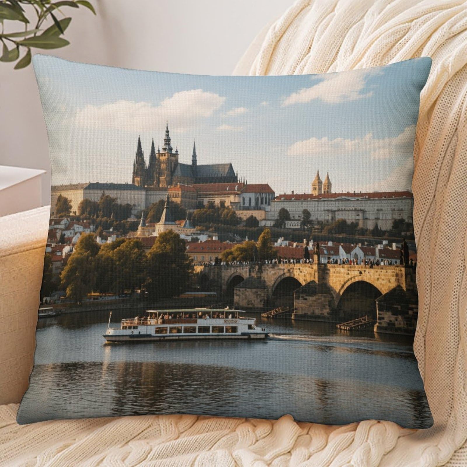 Fekiloot Style Prague Castle Pillowcase Pillow Sham Pillow Case