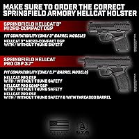 Vista 3 de CYA Supply Co. - Fundas IWB Black Optics Ready - Múltiples ajustes - Propiedad de veteranos - Fabricado en Estados Unidos