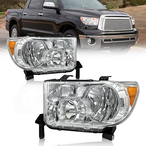 Conjunto de faros delanteros Toyota Tundra 2007-2013 (sin modelos de nivelación de faros)Faro delantero Toyota Sequoia 2008-2017 (12-14 modelos sin