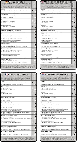 Miniatura 11 de Body-Solid GPR400 Power Rack con 1000 libras. Capacidad de peso para sentadillas, peso muerto y entrenamiento de levantamiento de pesas, color negro