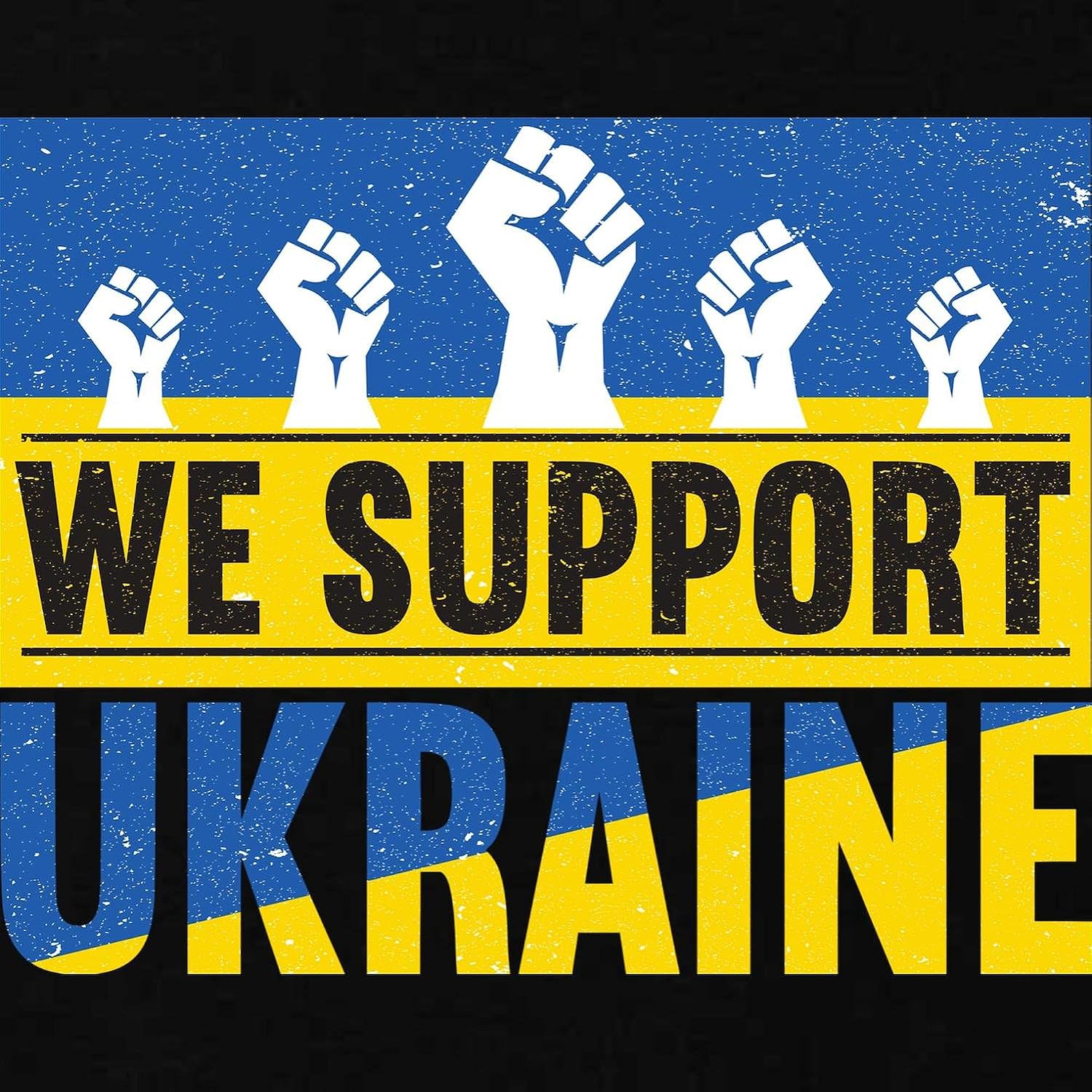 CafePress We Support Ukraine Maternity T Shirt Women's Maternity Ruched Side T-Shirt