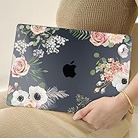 Vista 158 de TWOLSKOO for M4 MacBook Air 13.6 inch Case 2025-2022 Release M4 A3240 M3 A3113 M2 A2681, Plastic Hard Shell & Screen Protector & Keyboard Cover &