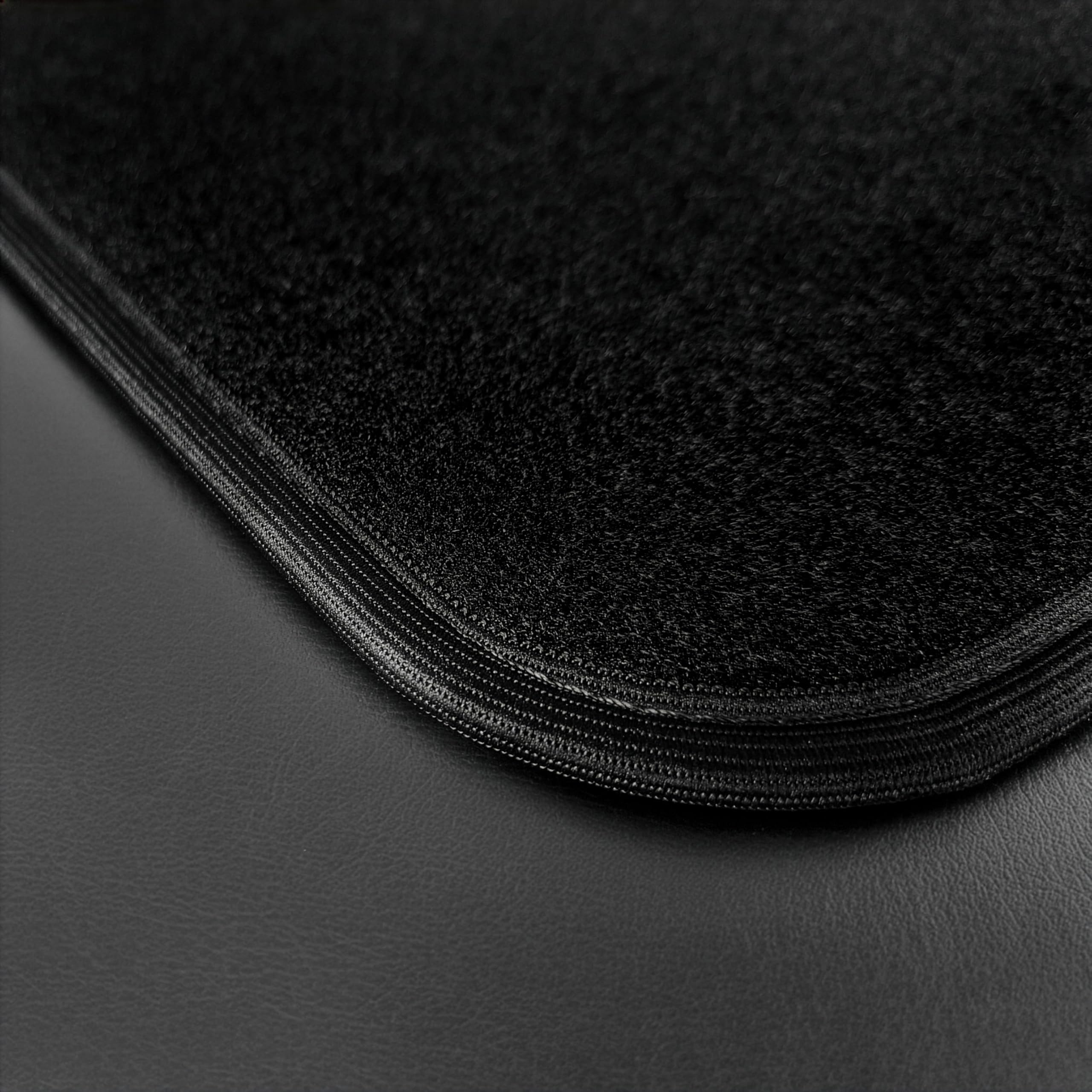 QUEMAR Tappetini Auto Compatibili Con Alfa Romeo Giulietta 2010-2016/ Kit Tappeti Moquette E Gomma Su Misura (Set 2 Anteriori 2 Posteriori)/Ricami E Colori Personalizzati (Bordo Bianco, 2 Ricami - Foto 6