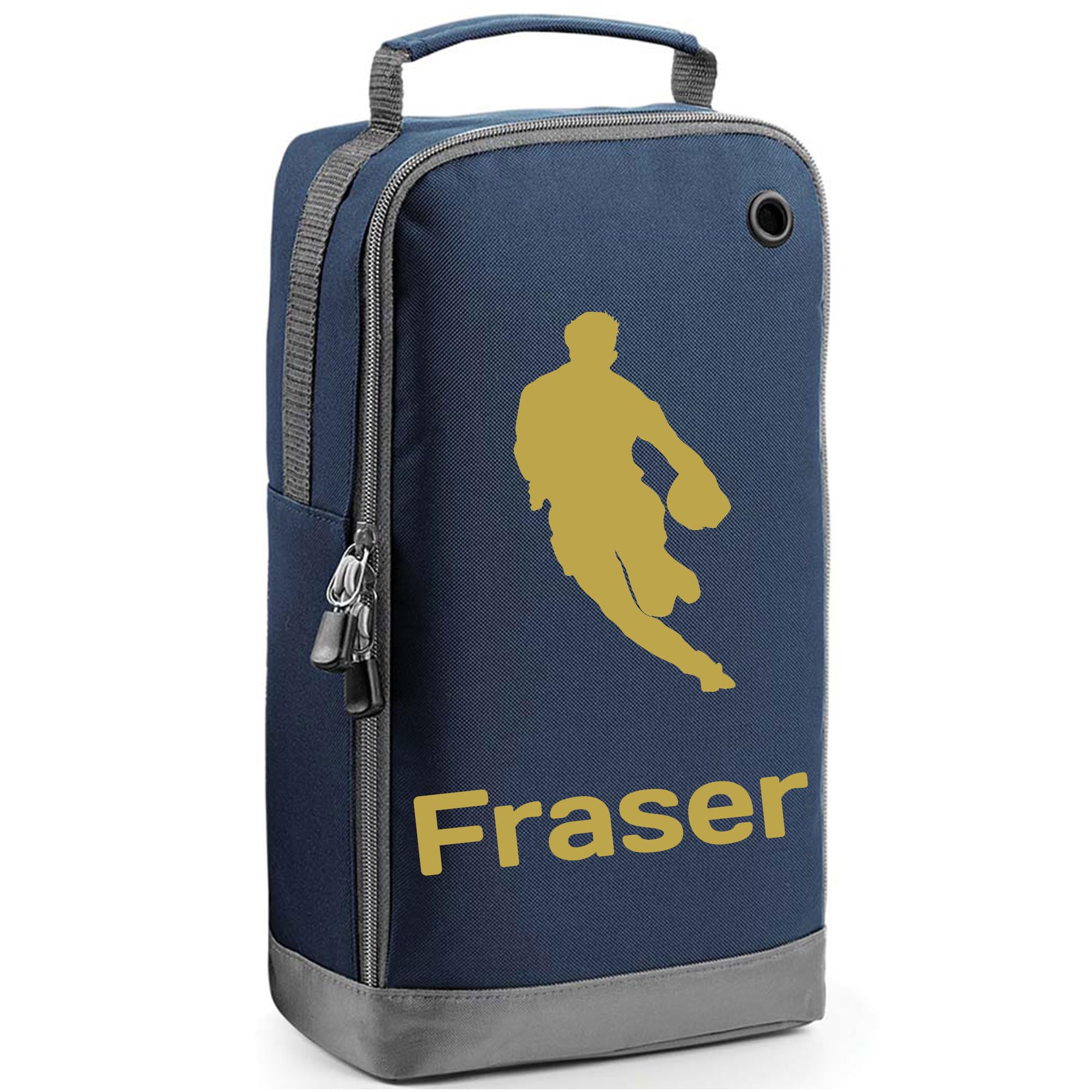 Always Looking Good Personalised Rugby Boot Bag Rugby Player Gift Shoe Sports Bag with Name Rugby Player Design Sports Personalised Rugby Boot Bag Personalised Rugby Boot Bag Sports Gift Navy