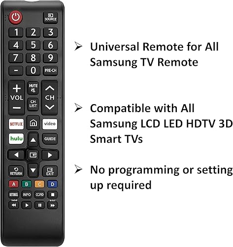 Miniatura 2 de Mando a distancia universal para todos los televisores Samsung-TV, compatible con todos los televisores inteligentes Samsung LCD LED HDTV 3D