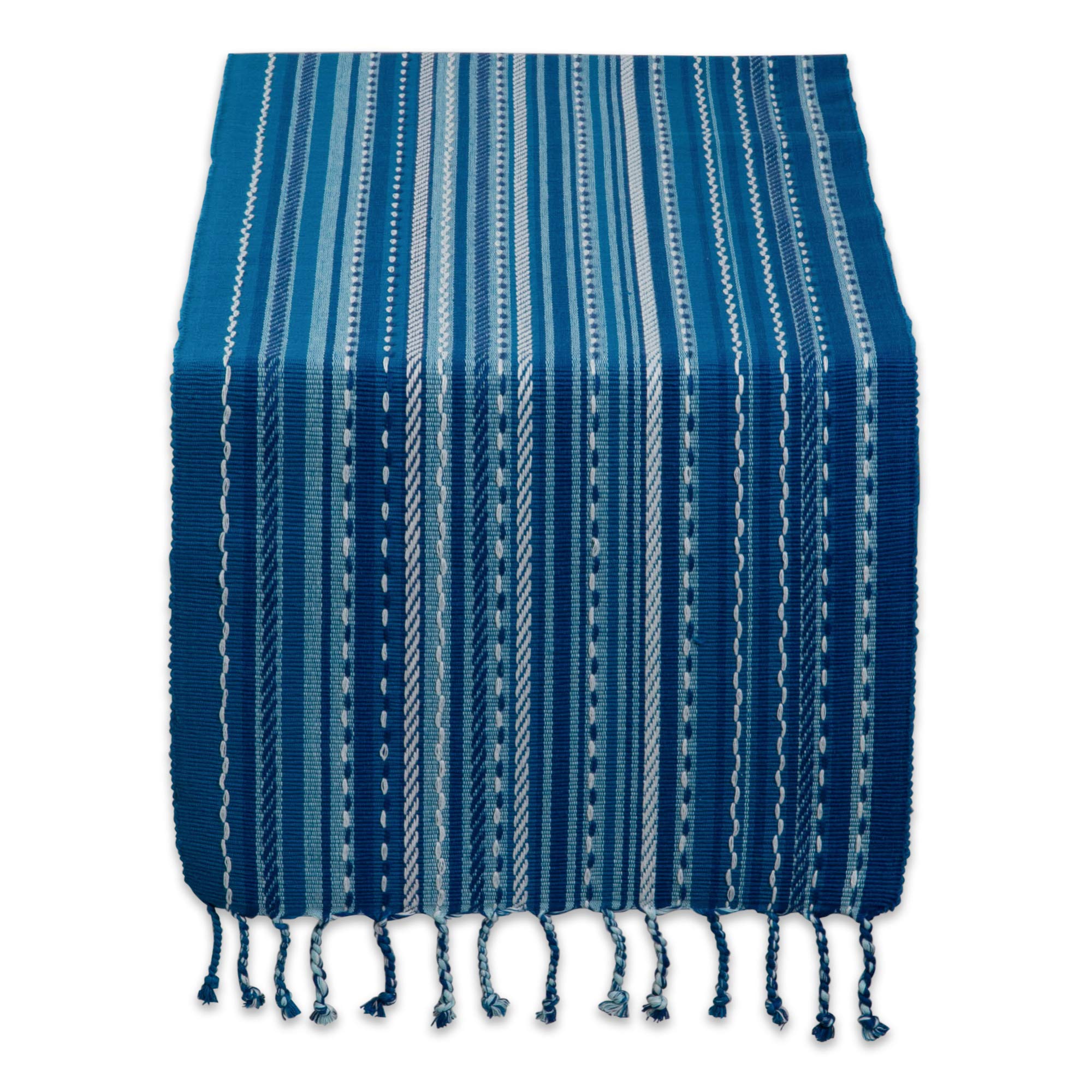 DII Tabletop, Cotton, Blue, Table Runner, 14x72