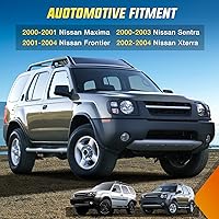 Vista 8 de Conjunto de luces antiniebla Nilight Compatible con Nissan Maxima 2000 2001 Sentra 2002 2003 Frontier 2004 Xterra Lámparas de lente transparente