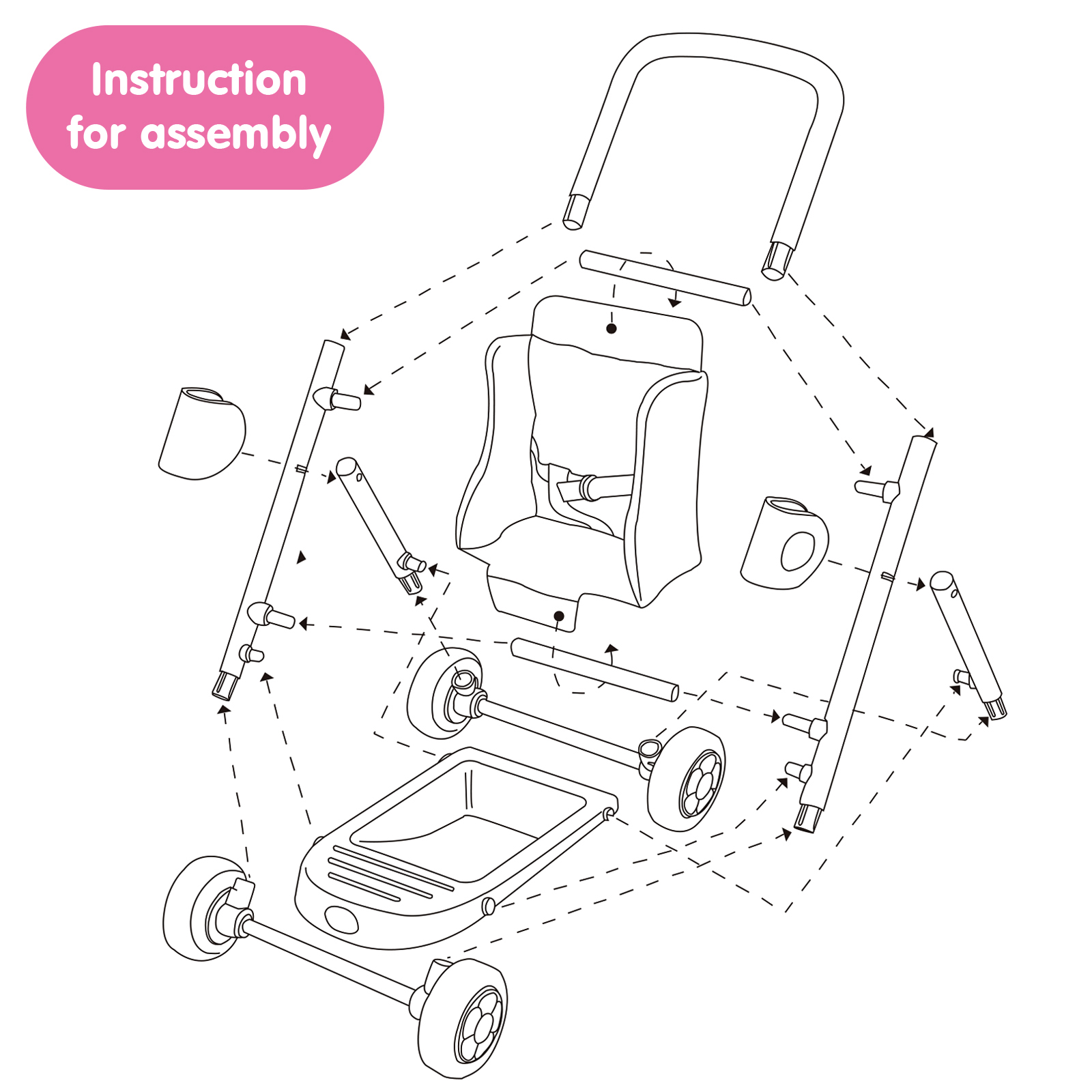 Watch deAO Baby Doll Stroller Set Installation Video on Amazon Live